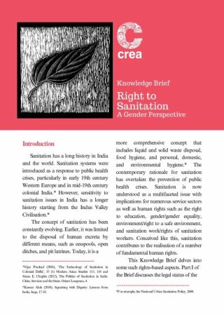 Right to Sanitation: A Gender Perspective