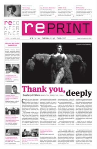 Reconference Newspaper 'rePrint' (Day 3)