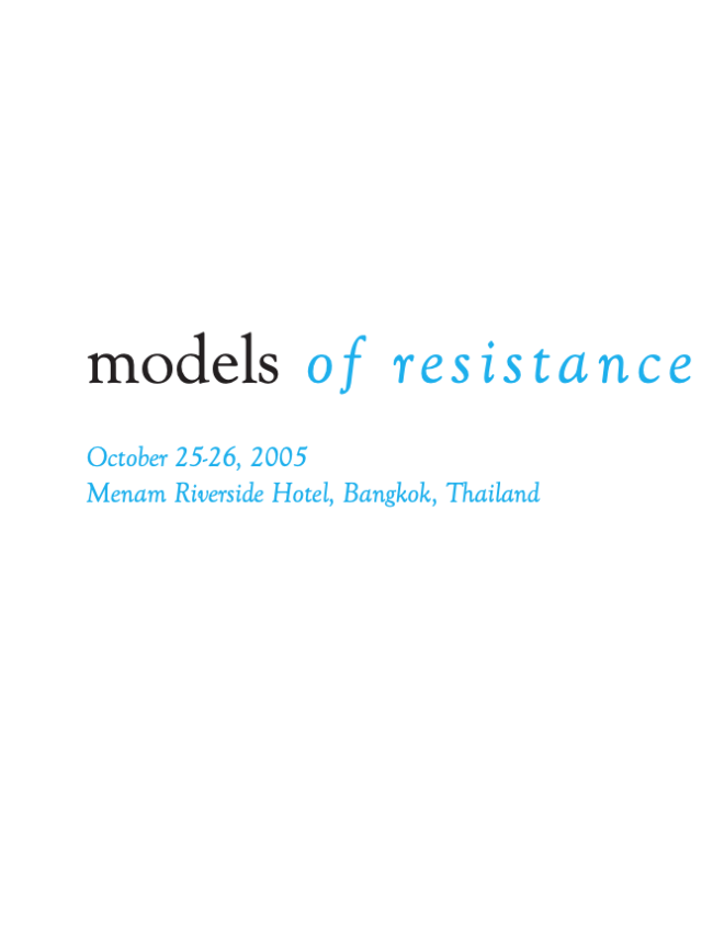 Models of Resistance