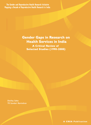 Gender Gaps in Research on Health Services In India - critical review