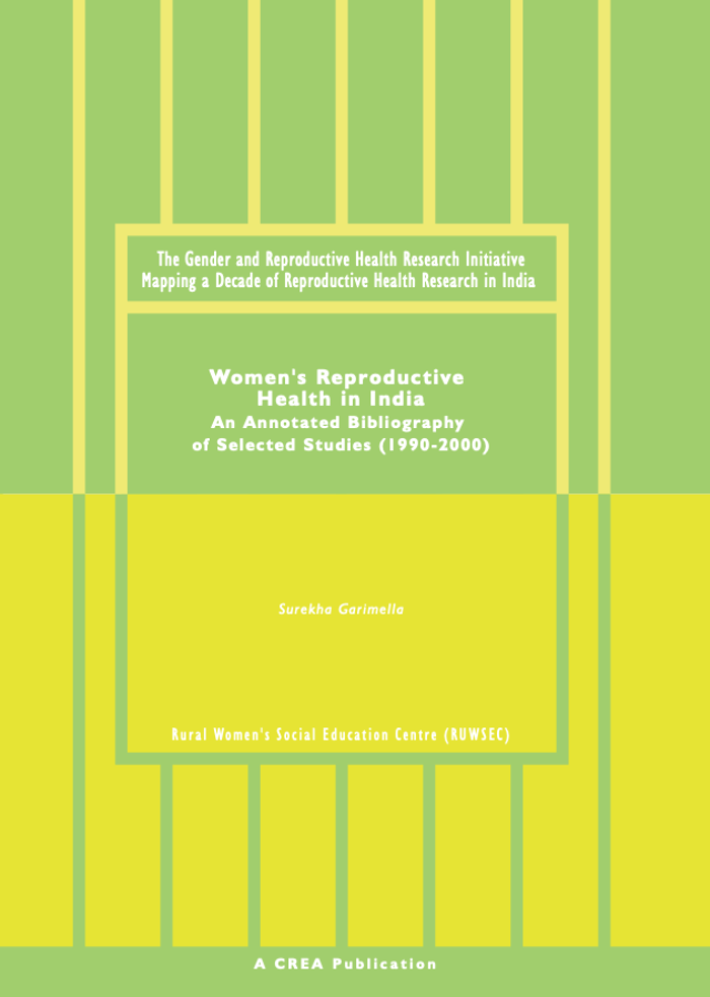 Women’s Reproductive Health in India