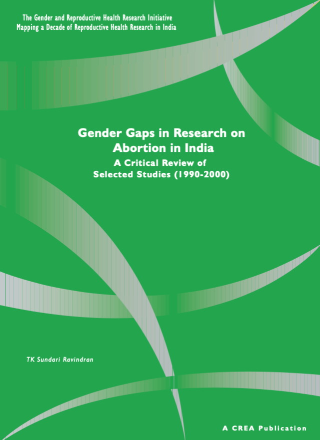 Gender Gaps in Research on Abortion in India - critical review