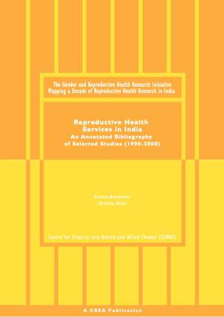 Reproductive Health Services - an annotated bibliography