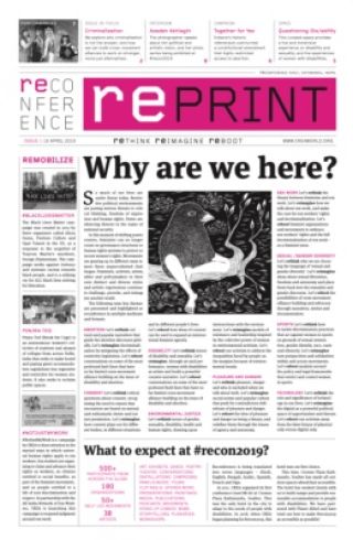 Reconference Newspaper 'rePrint' (Day 1)