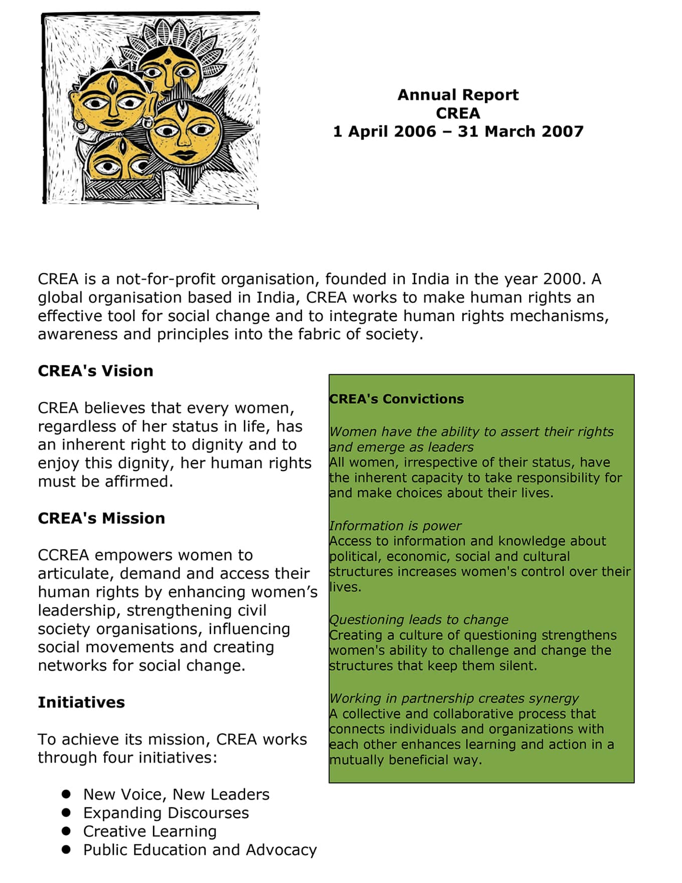 Annual Report: 2006–2007