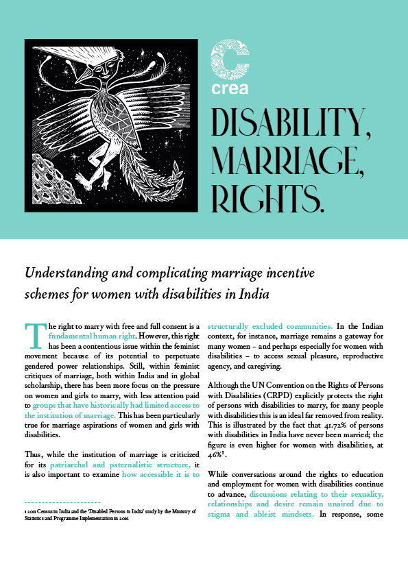 Disability, Marriage and Rights
