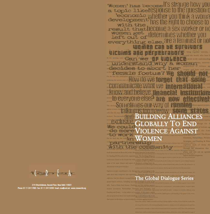 Building Alliances Globally to end Violence Against Women