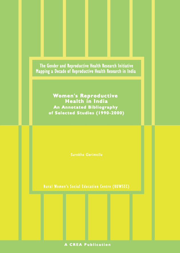 Women's Reproductive Health in India