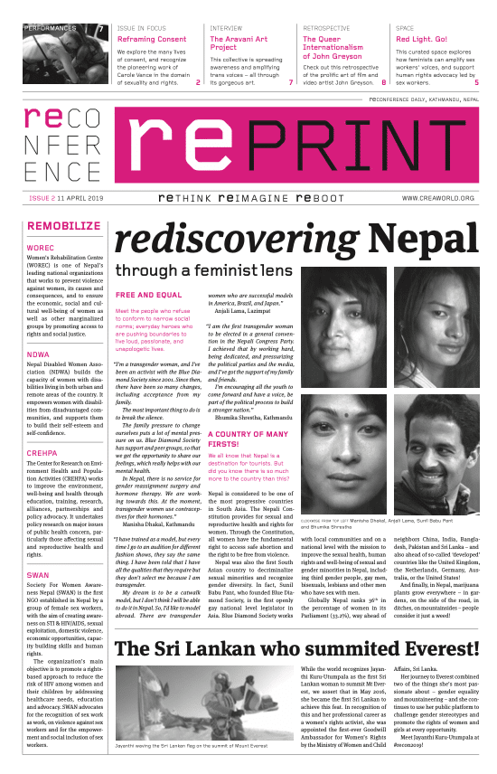 Reconference Newspaper  (Day 2)