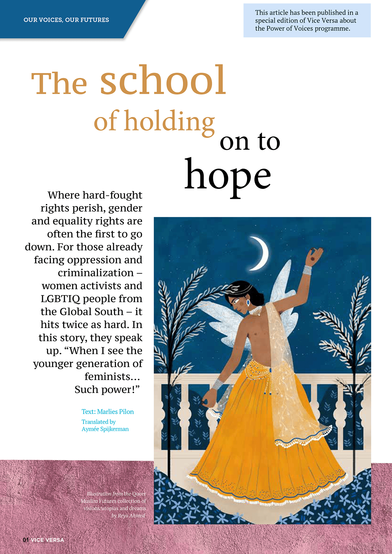The School of Holding On to Hope